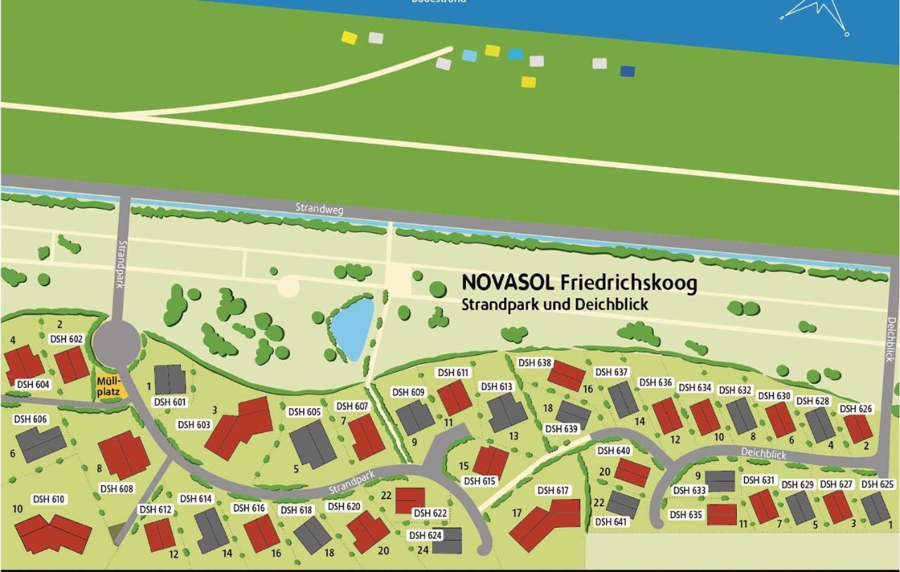 Friedrichskoog-Deichblick 12 Villa Екстериор снимка